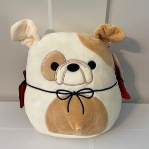 Squishmallows 8" Halloween Brock the Bulldog with Vampire Cape